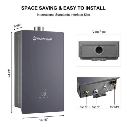 Warmwav 4.22 GPM Indoor Tankless Hot Water Heater